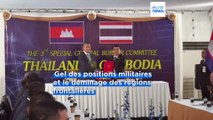 La Thaïlande et le Cambodge signent un accord de cessez-le-feu