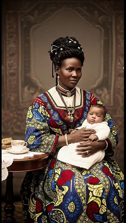 Mme. Abomah with Her Baby – A Powerful Image from African History