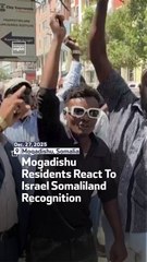 Mogadishu Residents React To Israel Somaliland Recognition