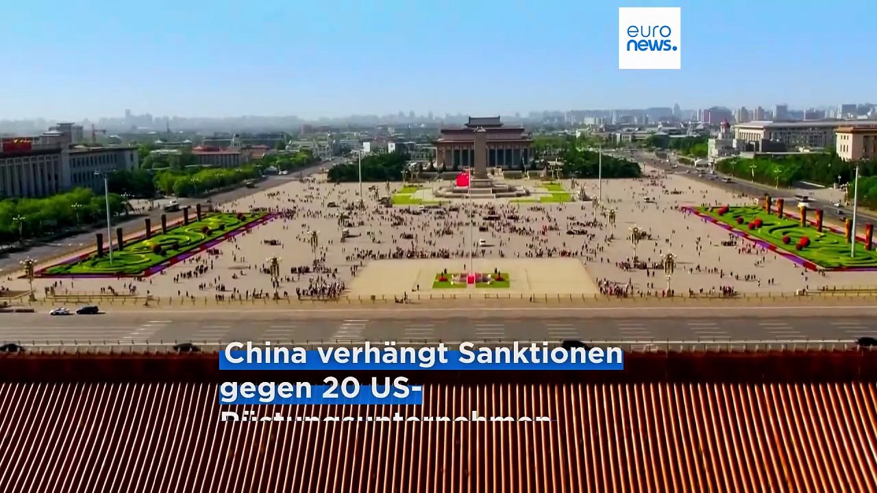 'Rote Linie überschritten': China verhängt Sanktionen gegen US-Rüstungsfirmen wegen Taiwan-Waffenpaket