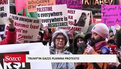 Filistin Eylem Komitesi, Trump'ın Gazze planını protesto etti