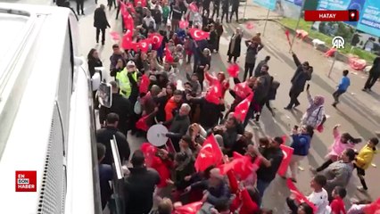 Cumhurbaşkanı ErdoğanHatay'da yapımı ve restorasyonu tamamlanan eserleri inceledi