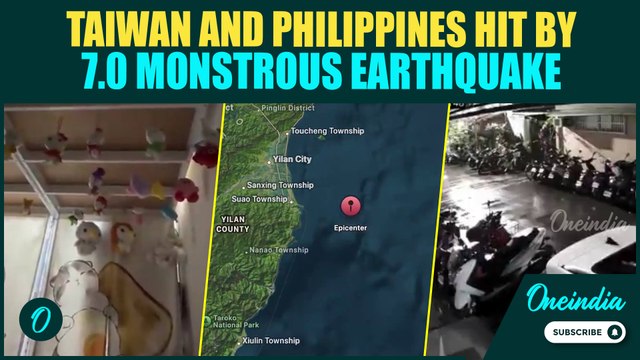 TAIWAN PHILIPPINES EARTHQUAKE BREAKING: 7.0 Magnitude Quake HITS Taiwan And Philippines | Watch