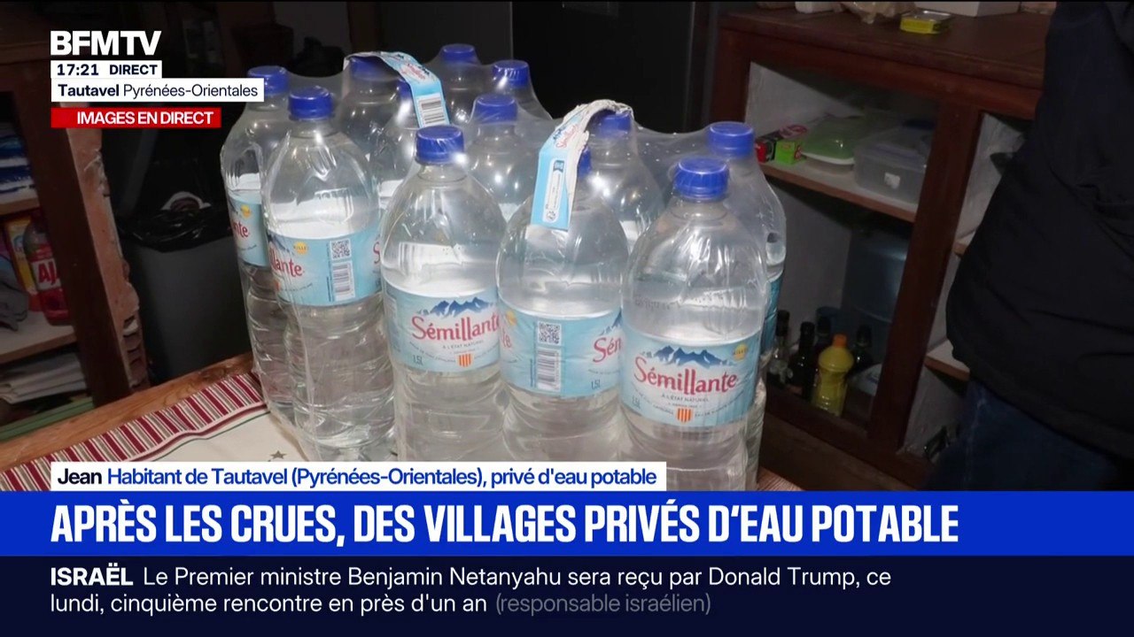 Après les crues dans les Pyrénées-Orientales, plusieurs villages sont privés d'eau potable