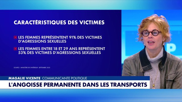 Magalie Vicente sur le manque de sécurité dans les transports en commun français