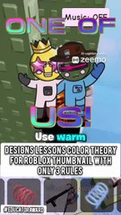 DESIGNS LESSONS COLOR 🌈 THEORY FOR ROBLOX THUMBNAIL WITH ONLY 3 RULES