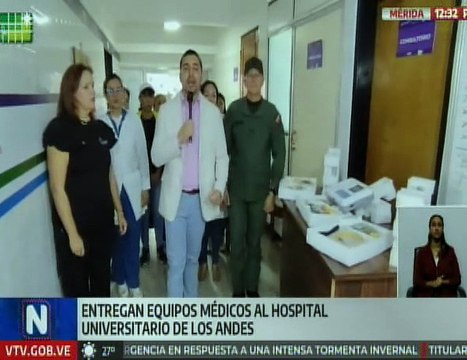 Mérida | Realizan dotación de equipos médicos al Hospital Universitario de Los Andes