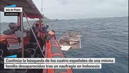 Continúan las labores de búsqueda de los cuatro españoles