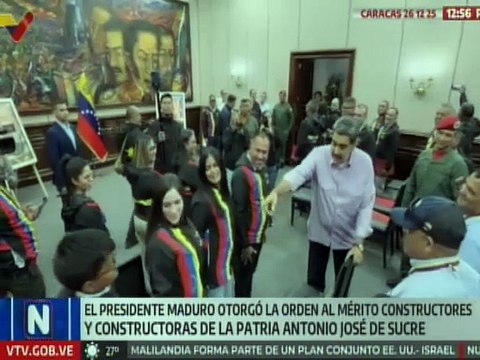 Ejecutivo Nacional otorga condecoración a trabajadores de la Brigada Internacional Cuba-Venezuela