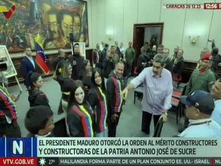 Ejecutivo Nacional otorga condecoración a trabajadores de la Brigada Internacional Cuba-Venezuela