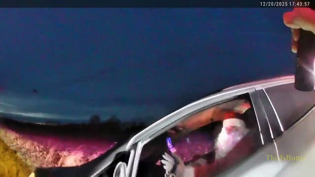 Le père Noël arrêté pour excès de vitesse