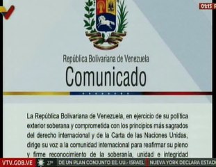 Comunicado | Venezuela alza su voz en defensa de la soberanía plena de Somalia
