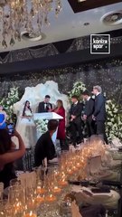 Samet Akaydin ile Hazal Çağlar evlendi! Nikah şahitleri dikkat çekti