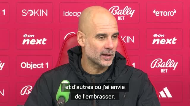 Man. City - Guardiola : “Cherki ? Entre envie de lui crier dessus ou de l’embrasser”
