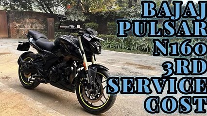 Bajaj Pulsar N160 3rd Service Cost In 2025