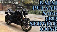 Bajaj Pulsar N160 3rd Service Cost In 2025