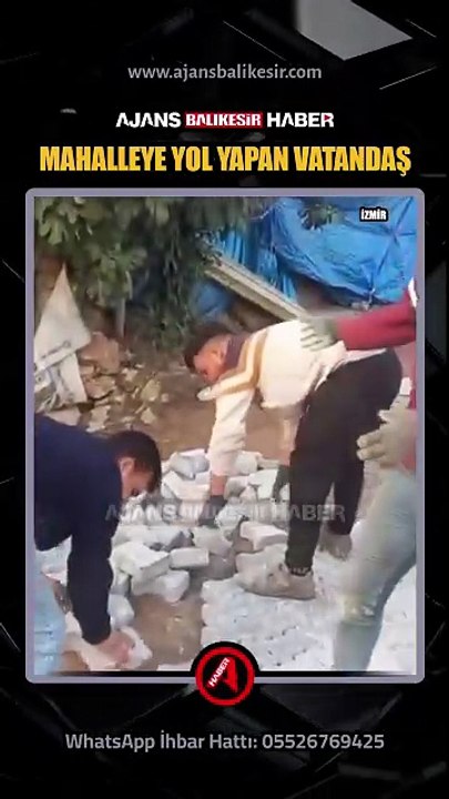 Kiraz’da hizmet gelmeyince vatandaşlar harekete geçti Mahalleli hayvanlarını satarak sokaklarını yeniledi