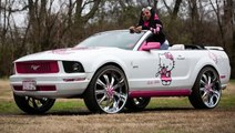 My Mom Built the Cutest 'Hello Kitty' Ford Mustang