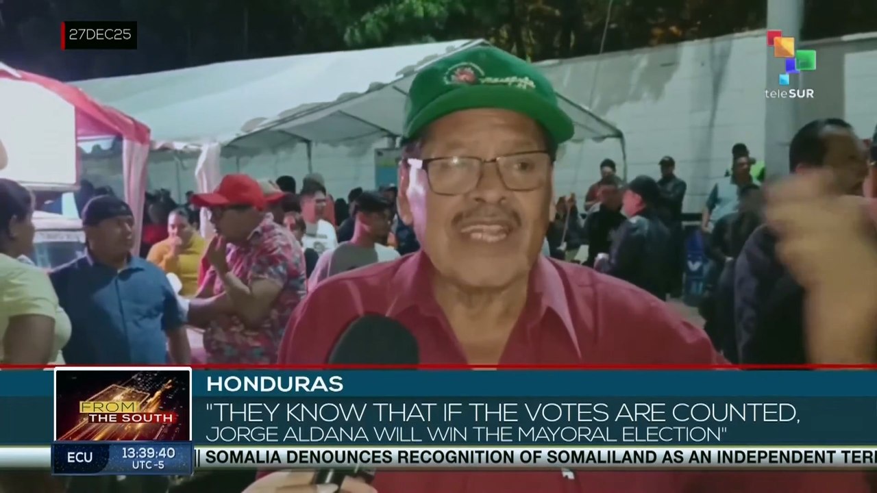 Honduras | “They know that if the votes are counted, Jorge Aldana will win the mayoral election”