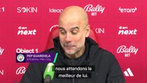 Guardiola : “Cherki ? Entre envie de lui crier dessus ou de l’embrasser”