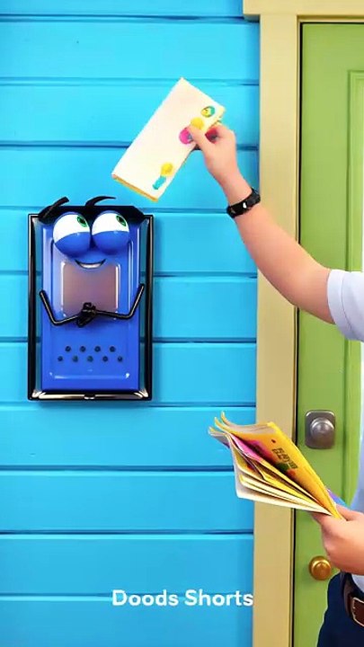 This mailbox hates advertising 😂📬💥 #funny #animation #doods