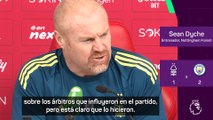 Sean Dyche carga contra los árbitros tras caer por la mínima ante el Manchester City