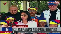 Vicepresidenta Delcy Rodríguez lidera despliegue del Plan Amor y Prosperidad Alimentaria en El Valle