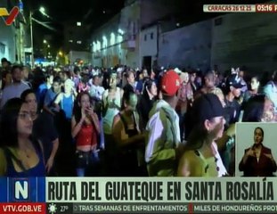Habitantes de Santa Rosalía disfrutan de las navidades en la Ruta del Guateque