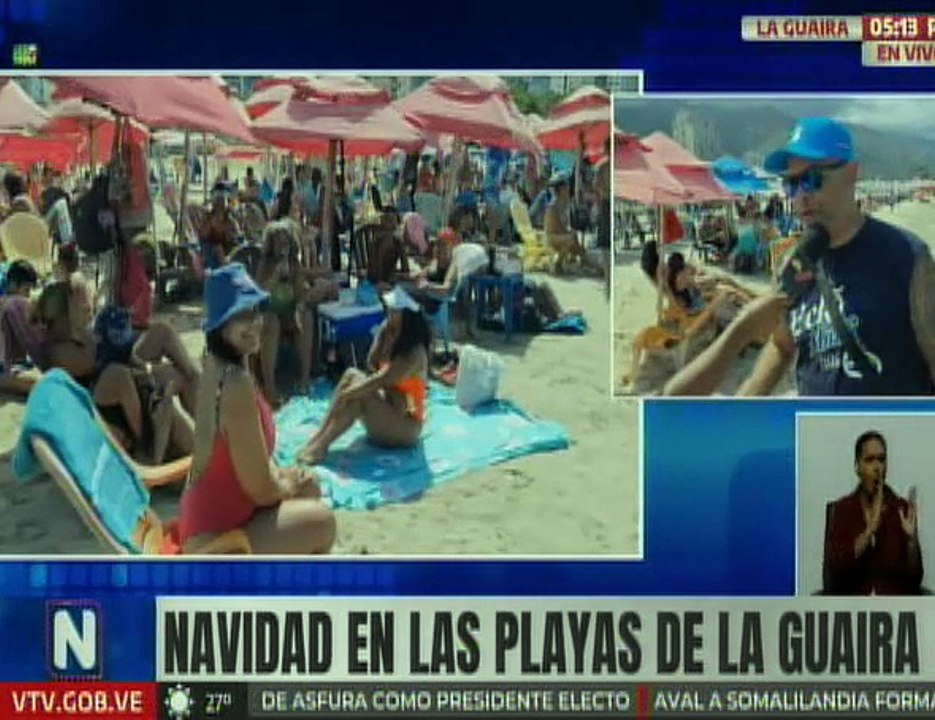 La Guaira | Pueblo venezolano disfruta de la víspera del año nuevo en unión familiar