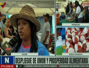 Sucre | Más de 6 mil 500 familias son favorecidas con el Plan Amor y Prosperidad Alimentaria