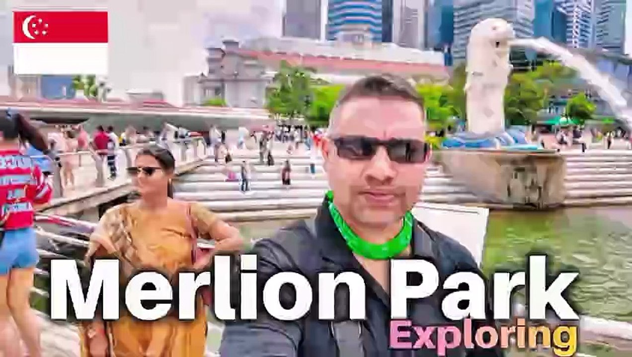 Exploring Merlion Park Singapore | Marina Bay Sands Iconic View | Roni Mmi