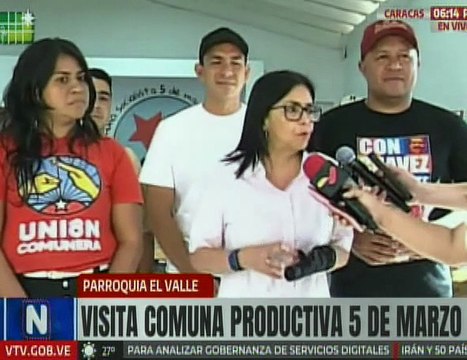 Vpdta. Rodríguez: Frente a las amenazas del gobierno de EE.UU. nuestra respuesta es la unión colectiva