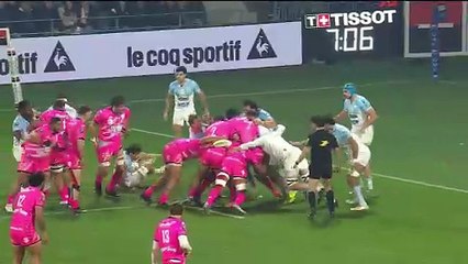 TOP 14 - Essai de Iakopo MAPU (SFP) - Aviron Bayonnais - Stade Français Paris