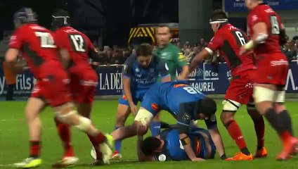 TOP 14 - Essai de Vuate KARAWALEVU (CO) - Castres Olympique - LOU Rugby