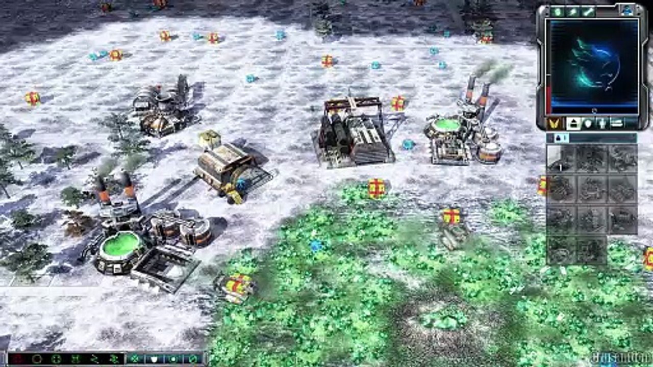 CNC 3 Kane's Wrath GDI vs Brutal AI - Balanced (Nod)