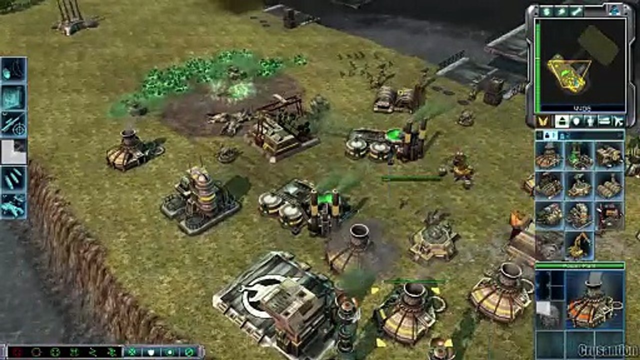 CNC 3 Kane's Wrath GDI vs Brutal AI - Balanced (Reaper-17)