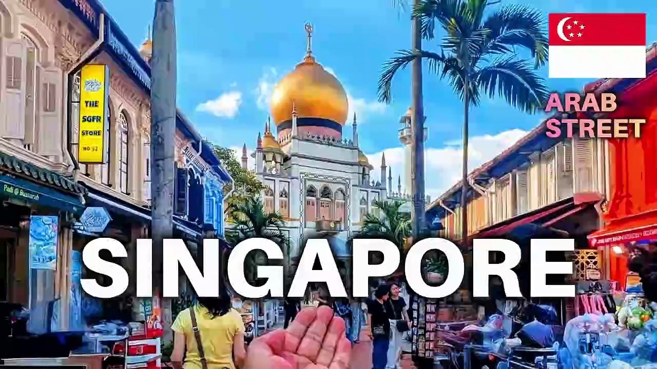 Must Visit Spot In Singapore Most Beautiful Hidden Gem | Arab Street Sultan Mosque Kampong Glam Tour
