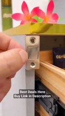 Magnetic Door Catch Latch (1 Pair) – Invisible, Strong Hold, Drill-Free Installation