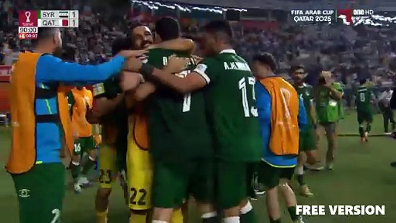 هدف لمنتخب سوري رائع ضد قطر فى كاس العرب 2025