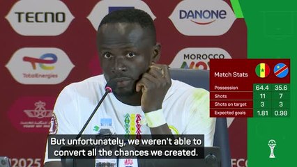 Mane bemoans missed chances as Senegal draw with DR Congo