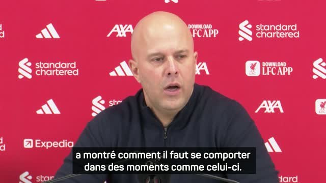 Liverpool - Slot salue l’hommage des supporters à Diogo Jota