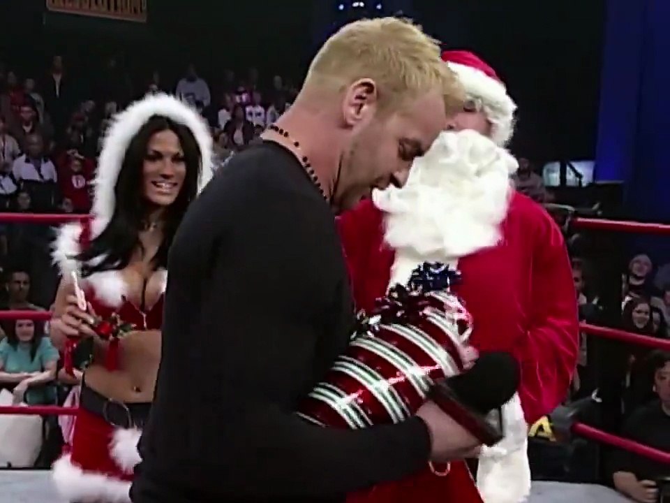 TNA Wrestling - Today in #TNAHistory Santa had some presents for Christian Cage