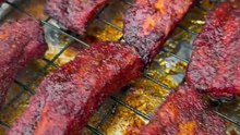 Smoked Buffalo Style Baby Back Ribs #babybackribs #ribs #buffalowings