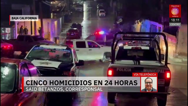 En Tijuana, Baja California, reportan cinco homicidios y varios heridos en las últimas 24 horas