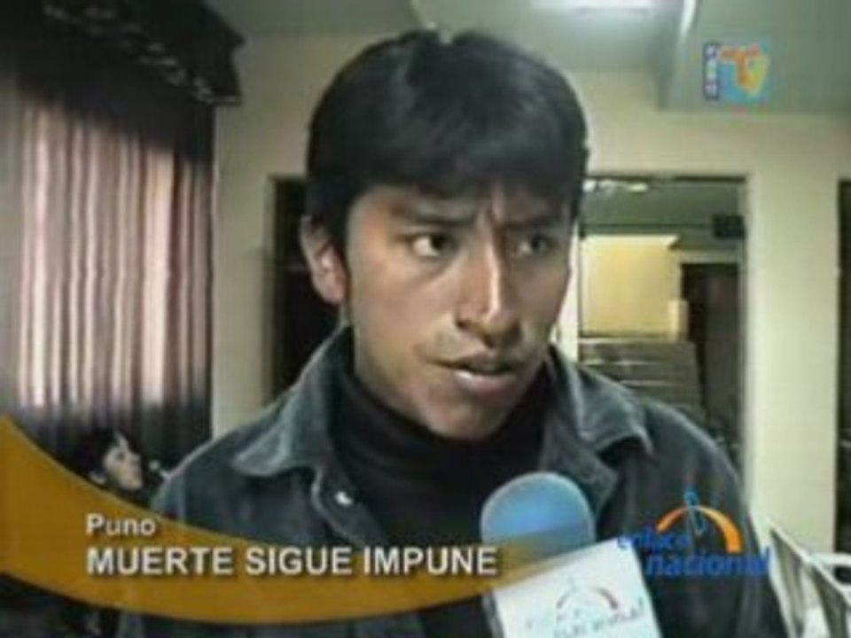 MUERTE SIGUE IMPUNE - PUNO