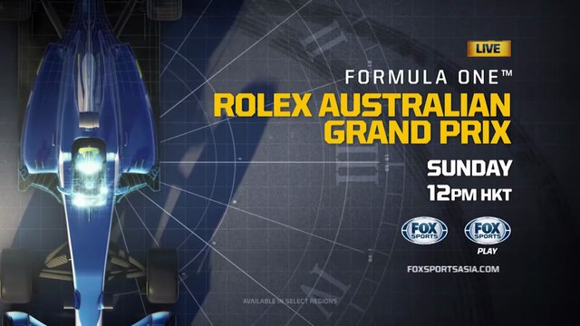 Formula 1 2017 Main Race : Rolex Australian Grand Prix | Promo