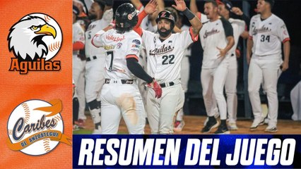 Resumen del juego Águilas del Zulia vs Caribes de Anzoátegui | 27 de diciembre de 2025