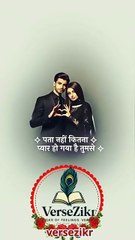 मेरा दिल भी कितना पागल है ❤️ | Romantic Shayari + Song | True Love Shorts #versezikr