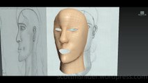 Flame: 3DS MAX Practice Polygon Modeling Head Model Video #42 (12-27-2025)