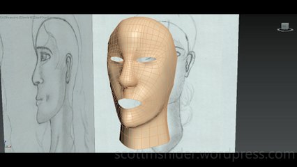 Flame: 3DS MAX Practice Polygon Modeling Head Model Video #42 (12-27-2025)